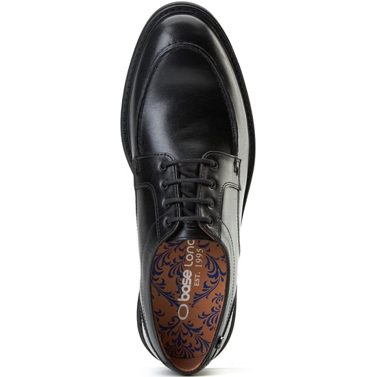 Base London Surrey Leather Men's Black Brogues Shoes - Image 4