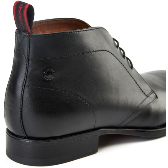 Base London Wallis Leren Zwarte Enkellaarzen Voor Heren - Image 6