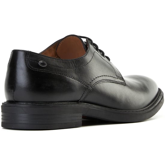 Base London Durham Leren Heren Zwarte Veterschoenen - Image 2