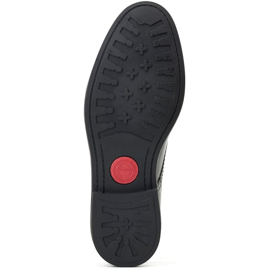 Base London Durham Leren Heren Zwarte Veterschoenen - Image 3