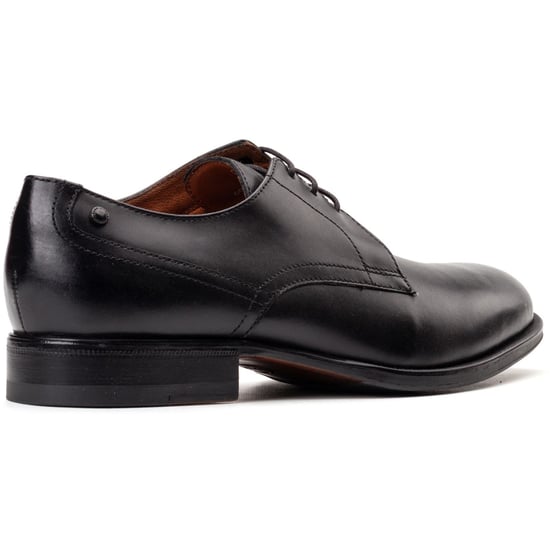 Base London Edison Leather Men's Black Lace-Up Shoes - Image 2