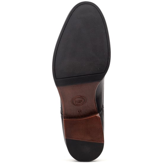 Base London Edison Leather Men's Black Lace-Up Shoes - Image 3