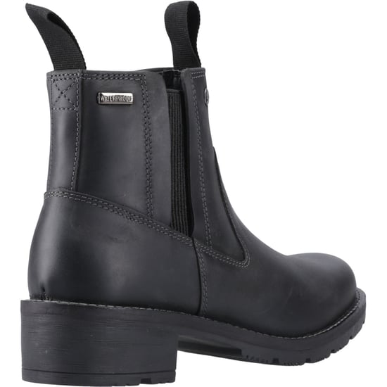 Hunter Skye Dealer Boot Leren Zwarte Damesschoenen - Image 2