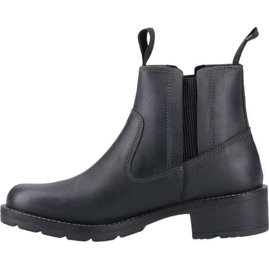 Hunter Skye Dealer Boot Leren Zwarte Damesschoenen - Image 4
