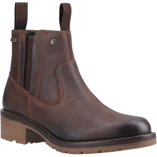 Hunter Skye Dealer Boot Dames Leren Bruine Laarzen - Image 1
