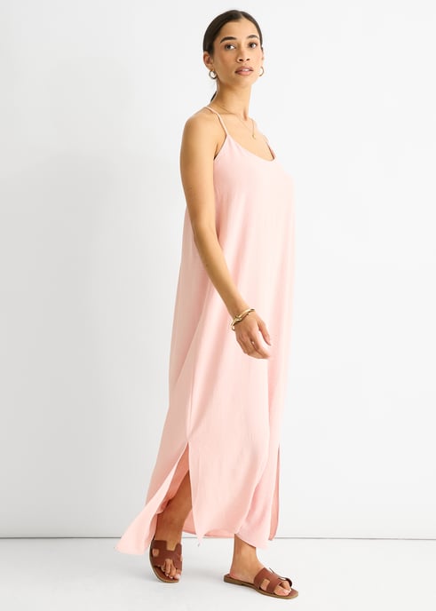 Blush Strappy Cross Back Airflow Oversized klänning - Image 3