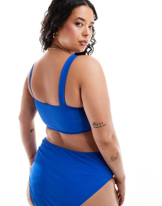 Yours jewel bikini top in cobalt - Image 4