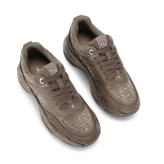 KG Kurt Geiger  Lucile Lace Up Gem Sneakers - Image 2
