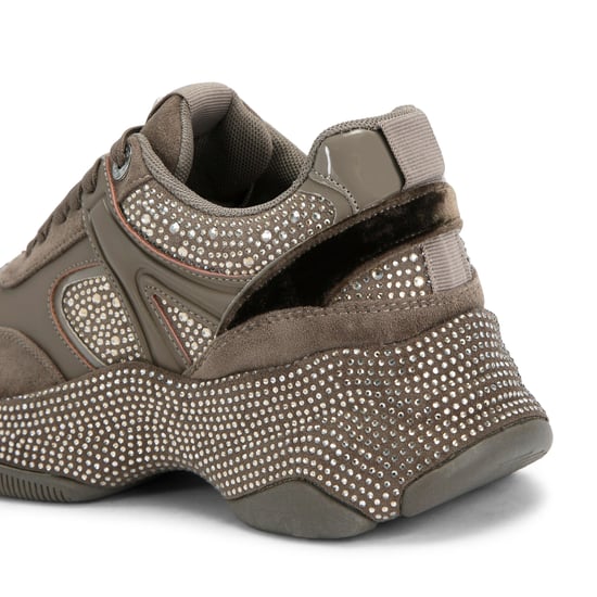 KG Kurt Geiger  Lucile Lace Up Gem Sneakers - Image 3