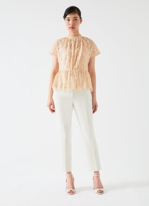 Lk Bennett Cecily Woven Top - Image 2