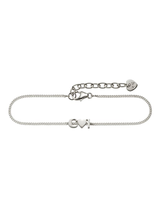 cai Bracelet 925/- Sterling silver rhodium-plated "cai" - Image 1