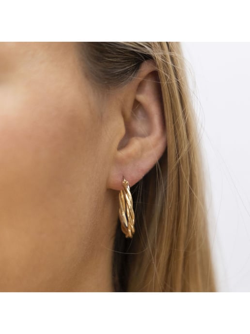 Fascination by Ellen K. Creoles 585/- Gelbgold gedreht - Image 3