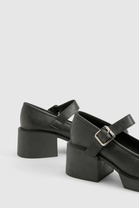 Chunky Heeled Mary Janes - Image 5