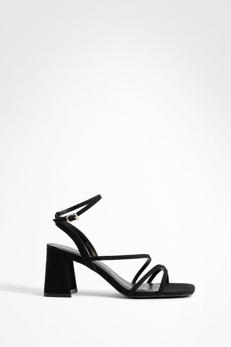 Mid Block Heel Strappy Sandals - Image 2