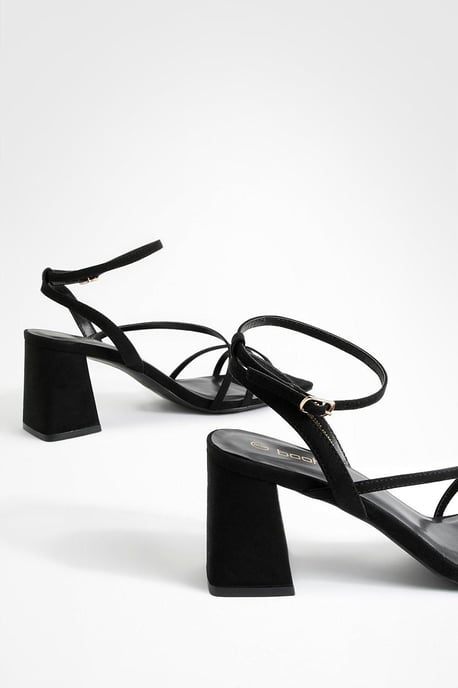 Mid Block Heel Strappy Sandals - Image 3