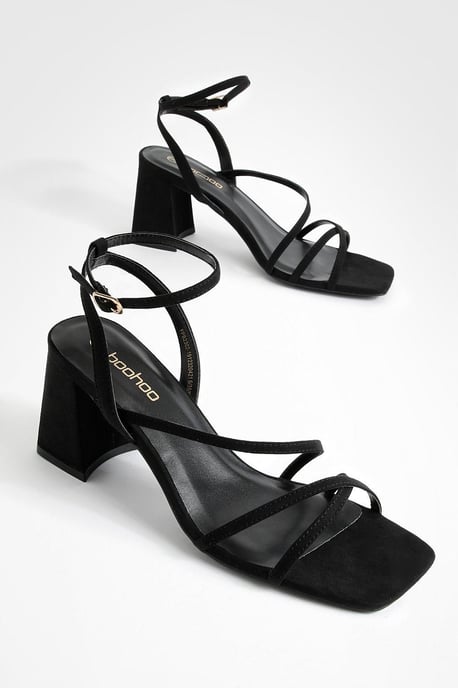 Mid Block Heel Strappy Sandals - Image 4