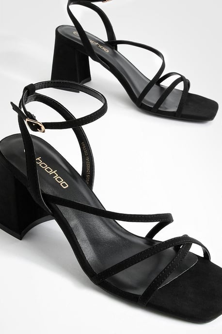 Mid Block Heel Strappy Sandals - Image 5