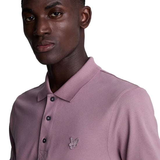 Lyle & Scott Tonal Eagle Mountain Thistle Polo Shirt - Image 3