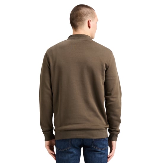 Lyle &amp; Scott Tonal Eagle Form Groene Ronde Hals Trui - Image 3