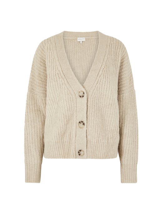 Apricot Knit Boyfriend Cardigan - Image 4