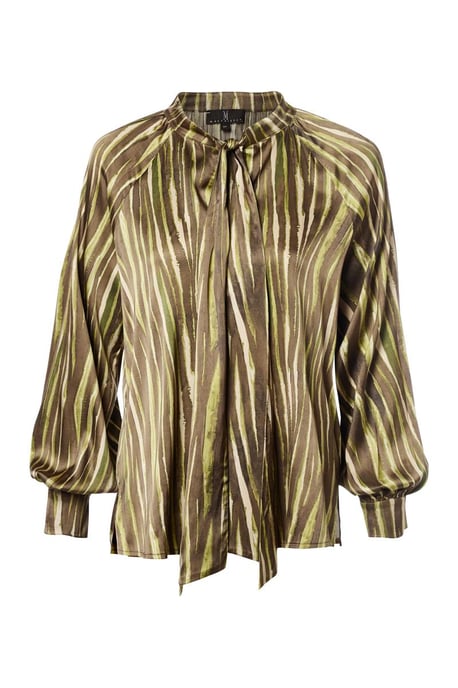 Bension Print Blouse Groen / Multi - Image 3