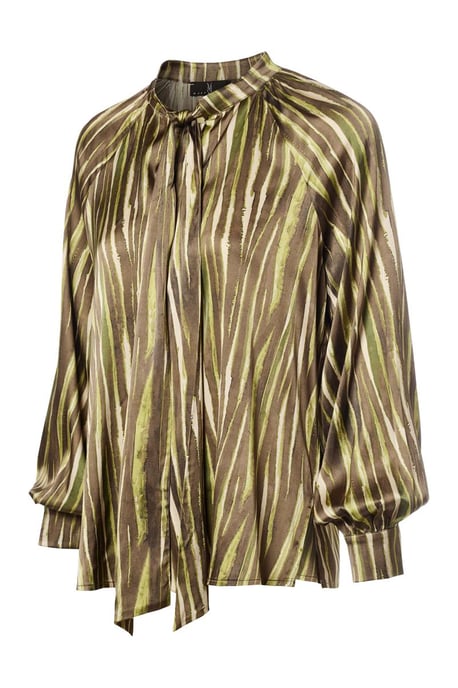 Bension Print Blouse Groen / Multi - Image 4