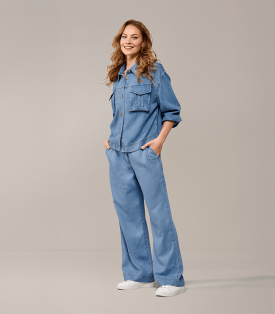 Berry Blouse Denim Blauw - Image 6