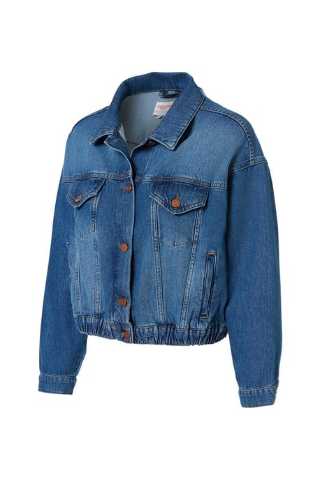 Caroline Tensen Helsinki Oversized Denim Jacket Denim Blue - Image 3