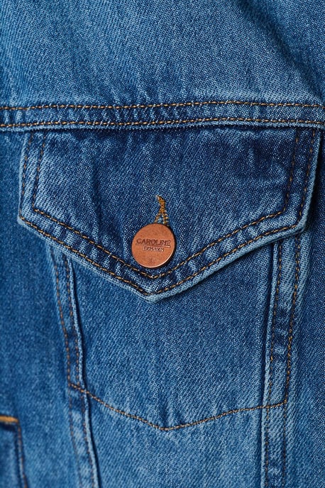 Caroline Tensen Helsinki Oversized Denim Jacket Denim Blue - Image 5
