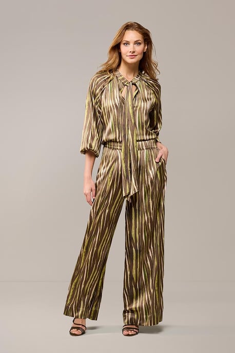 Benfield Print Broek Groen / Multi - Image 2