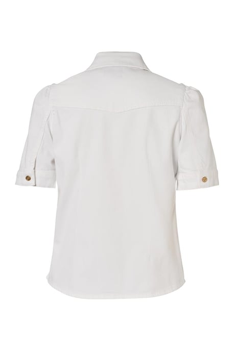 Caroline Tensen Brighton Denim Blouse Wit - Image 4