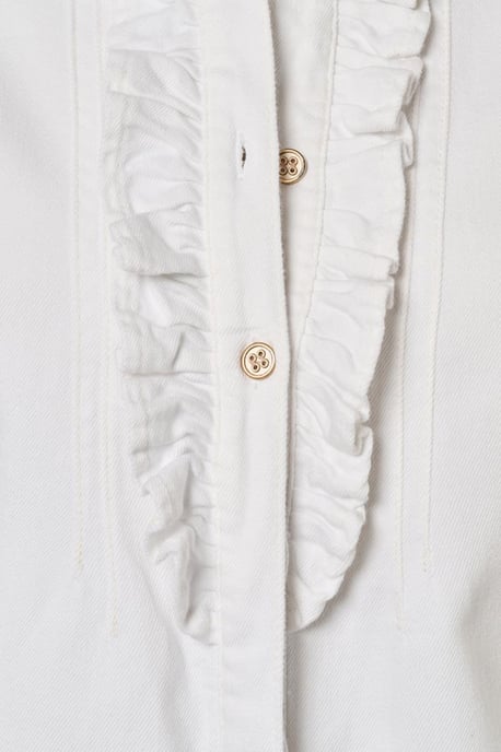 Caroline Tensen Brighton Denim Blouse Wit - Image 5