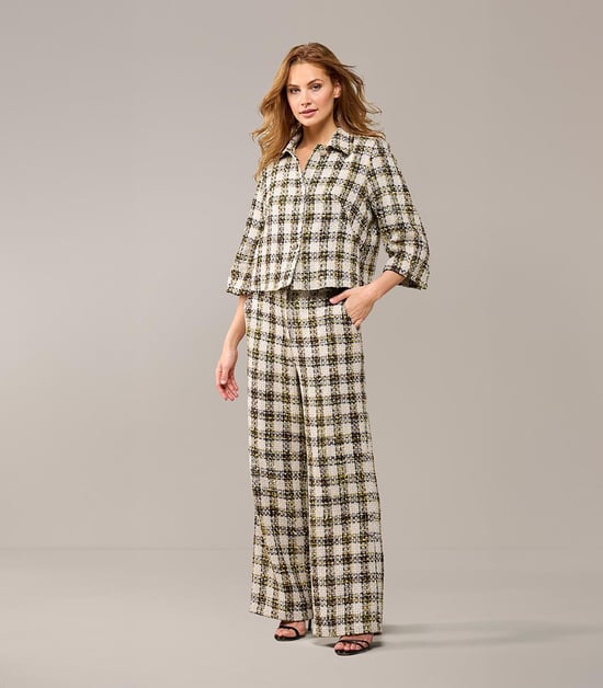 Jacky Blazer Zwart / Zand - Image 6