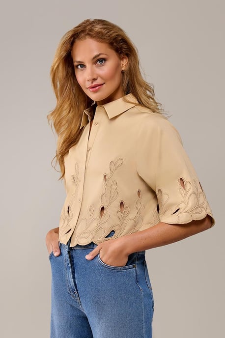 Tirzy Blouse Zand - Image 1