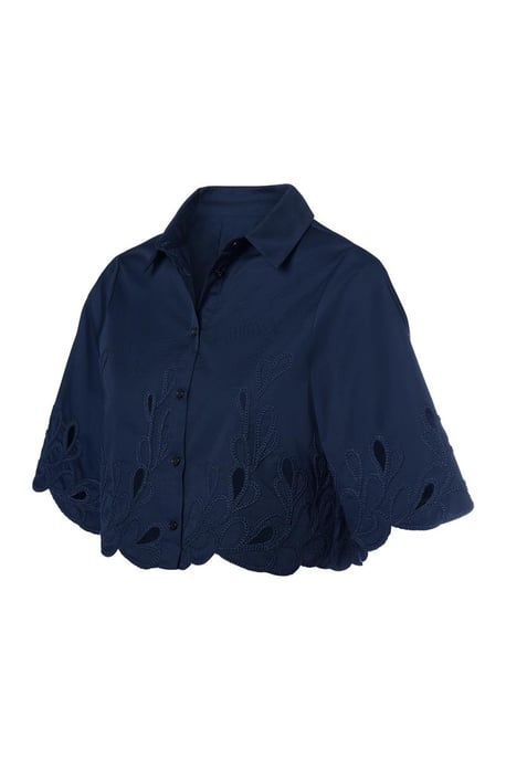 Tirzy Blouse Navy - Image 4