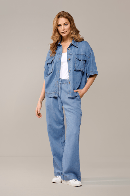 Lina Blouse Denim Blauw - Image 2