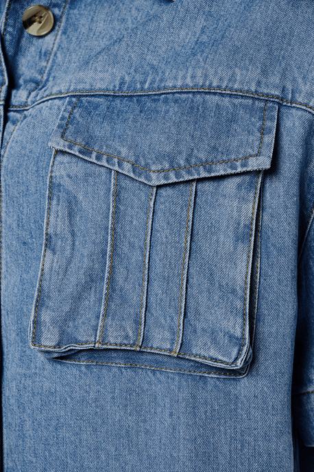 Lina Blouse Denim Blauw - Image 6