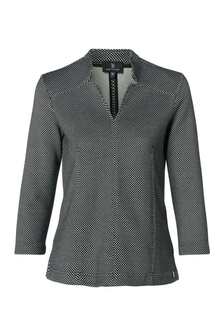 Lora Top Zwart / Off White - Image 3