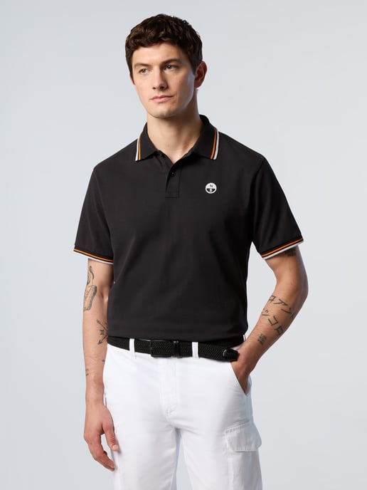 North Sails Polo shirt With striped trims - Image 4