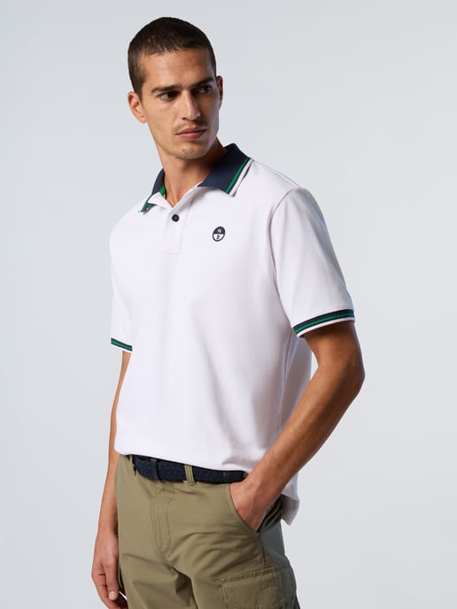 North Sails Polo shirt With striped trims - Image 4