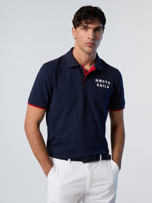 North Sails Polo shirt With striped collar - Image 4