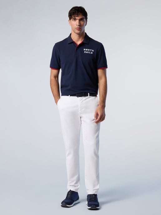 North Sails Polo shirt With striped collar - Image 5