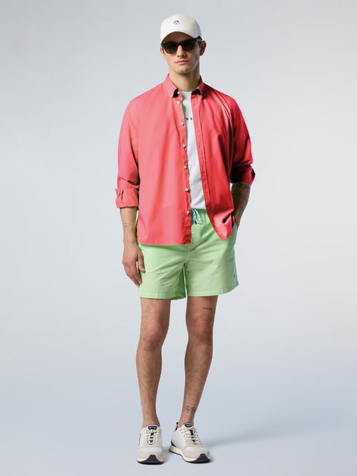 North Sails Shirt Poplin with corozo buttons - Image 5