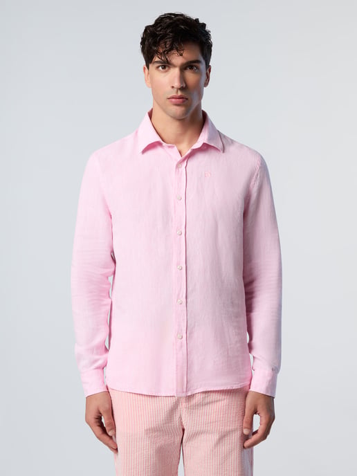 North Sails Shirt Linen with embroidered logo - Image 1