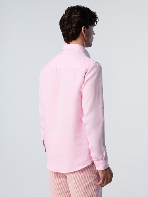 North Sails Shirt Linen with embroidered logo - Image 2