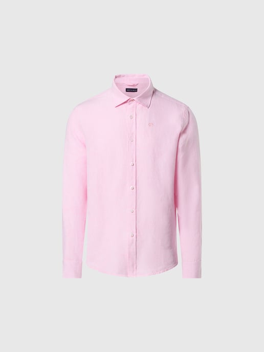 North Sails Shirt Linen with embroidered logo - Image 3