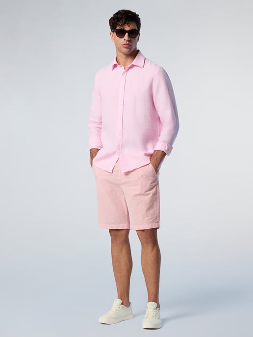 North Sails Shirt Linen with embroidered logo - Image 5