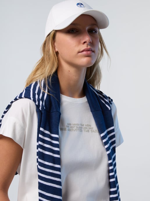 North Sails T-shirt med sloganskrift - Image 4