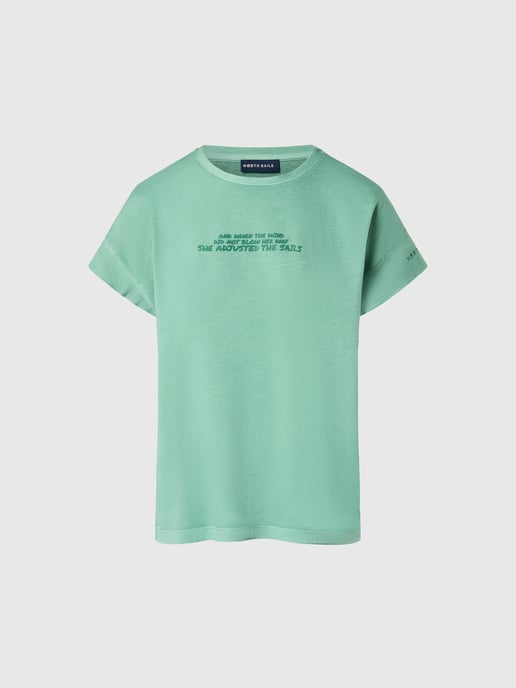 North Sails T-shirt med slogantryck - Image 3
