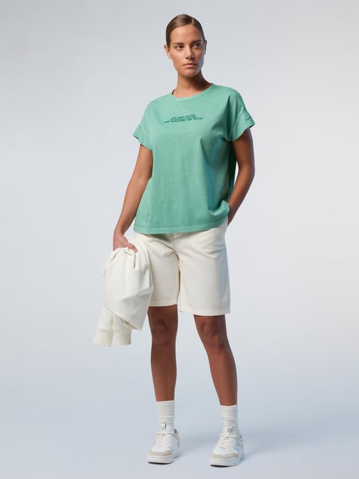 North Sails T-shirt med slogantryck - Image 5